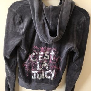 Juicy Velour Zip-up Sweatshirt